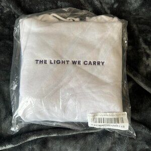 Michelle Obama The Light We Carry White Pullover Hoodie